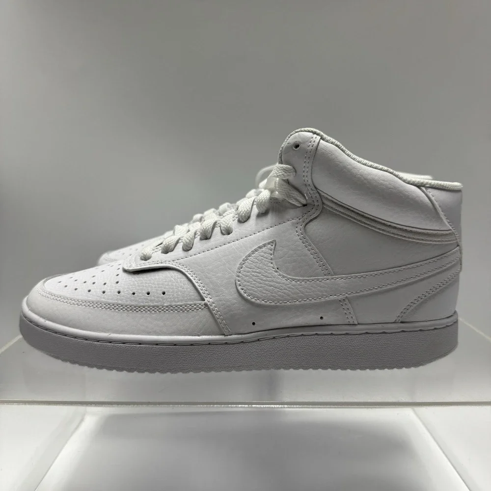 Brand New Nike Court Vision Mid White Sneakers Shoes CD5436-100 Women's Size 9.5